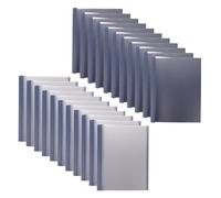 HAPINARY 20pcs A4 Binding Covers with Hot Melt Adhesive, 3mm and 6mm Spine Options, High Transparency Paper and Pet Material, for Business Proposals and Office Document Presentation