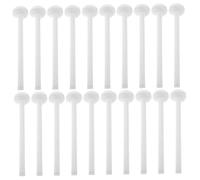 HAPINARY 20pcs Birdcage Station Pole Small Parrot Pigeon Rest Stand Bird Cage Sticks Paw Grinding Stick Bird Stand Perch Plastic Parakeet Perches Parrot White