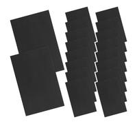 HAPINARY 20pcs Black Foam Poster Board for Painting and Model Crafting with Stable Presentation and Smooth Paintable Surface, 30 X 20 Cm Rectangular Sheets for Commercial Exhibitions