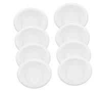 HAPINARY 20Pcs Disposable Cat Paper Bowls Lightweight Safe Food Holders for Pets Smooth Curved Rim for Comfortable Eating Compact Outdoor Friendly Design Easy Clean Single Use Bowls for