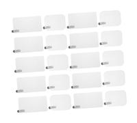 HAPINARY 20pcs Electrostatic Dash Cam Windshield Film Transparent Static Protective Stickers Flexible Adhesive for Cars Glass Installation Weather Resistant