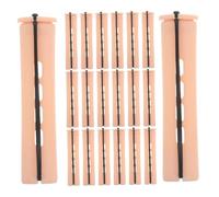 HAPINARY 20pcs Hair Curling Perm Rods Set for Home Salon Use Fluffy Curly Hairstyles for Long Short Temperature Technology