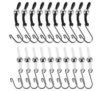 HAPINARY 20pcs Jeans Zipper Holder for Pants and Denim with Silicone and Metal Material Featuring Universal Compatibility and Zipper Security for Emergencies and Everyday Wear