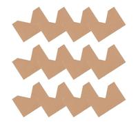 HAPINARY 20pcs Khaki Paper Picture Corner Stickers Self-Adhesive Scrapbook Corner Protectors for Paintings and Picture Frames, for Photo Albums and Transportation
