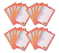 HAPINARY 20pcs Motivational Performance Award Certificates for Primary School Students Thick English Printing Recognition Papers for End of School Year Graduation Use Teaching Aid for Boys