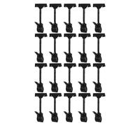 HAPINARY 20pcs Rotatable Plastic Shop Sign Clips for Retail Use, Double Sided Label Holders with T-Shaped Design, Versatile Application for Retail Settings and Fruit Stands