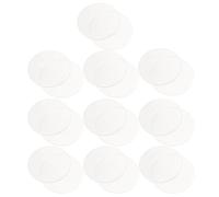 HAPINARY 20pcs Round Glass Spotlight Cover for Mr16 Gu10 Bulbs, 4.5cm Diameter, Heatproof Dust and Moisture Protection Shade for Indoor and Outdoor Use