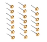 HAPINARY 20pcs Solid Copper Upholstery Nails Dome Head Furniture Tacks for Sofa Repair and Decoration High Strength with Threaded Body for Secure Fastening in Woodworking Projects