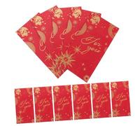 HAPINARY 20pcs Spring Festival Red Envelopes with Foil Pattern Traditional Lunar Year Money Pouches for Cash Jewelry Blessings for Family and Friends Red Packet for Chinese Year Celebration