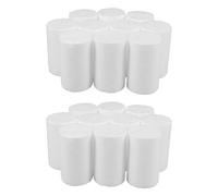 HAPINARY 20pcs White Foam Cylinders for Christmas Polystyrene Crafts, Versatile Crafting Material with Easy Storage, Round Column Shape for Arts and Crafts Projects Suitable and Adults