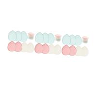 HAPINARY 21 Pcs Fingertip Puff Foundation Sponge Mini Powder Puff Reusable Mini Make up Sponges Pressed Powder Spray Bottle Small Paw Mist Spray Bottle Products Pad Hydrophilic Polyurethane