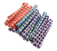 HAPINARY 24pcs Bird Toy Finger Traps Party Toys Fillers for Parrots Hen Party Bag Fillers Bird Chewing Random Color
