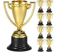 HAPINARY 24Pcs Gold Plastic Mini Trophies with Black Base for ’S Spelling Bee and School Ceremony Prizes