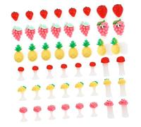 HAPINARY 24pcs Toe Separator for Pedicure Silicone Toe Spacer Nail Art Separator Bunions and Corns Relief Alleviation