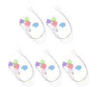 HAPINARY 25pcs Boys and Girls Tooth Fairy Container Plastic Holder String Tooth Case for Lost Keepsake School Party Favors