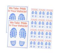 HAPINARY 25pcs Car Paper Floor Mats Vehicles Disposable Floor Pads Temporary Cars Floor Protector Automotive Mat Covers Protector Detailing Detail Wash