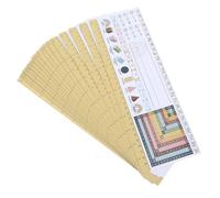 HAPINARY 25pcs Classroom Desk Nameplates Paper Student Desk Tags Writable Traditional Name Plates for School Classroom Management and