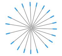 HAPINARY 25Pcs Gel Pen Refills for Ballpoint Pens Medium Tip Convenient Replacement Ink Refills for Students and Office Use Safe Leak Resistant Design