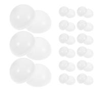 HAPINARY 25pcs White Openable Raffle Drawing Balls Round Plastic Capsules for Gumball Machines Party Prizes DIY Empty Shells for Vending Claw Machine Refills