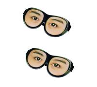 HAPINARY 2pcs 3D Eye Mask Sleep Mask Silk for Men Women Home Travel Gentle Pattern