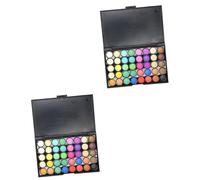 HAPINARY 2pcs 40 Matte Shimmer Eyeshadow Pallets 40 Color Palette Makeup Palette for Women