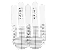 HAPINARY 2Pcs Accurate Pupillary Distance Ruler for Eye Measurement Lightweight Portable Eye Distance Tool for Opticians and Dispensing Stores Easy to Use