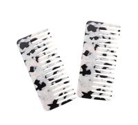 HAPINARY 2pcs Acetate Combs Static Hair Combs for Women Detangler Brush Wet and Dry Hair Styling Tool