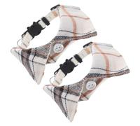 HAPINARY 2pcs Adjustable Cat Collar Small Cat Collar Cat Uk Calming Collar for Cats Cat Breakaway Kitten Collar Bell Cat Suit Cat Bib Tracking Cat Collar Cat Collars with Light Cloth