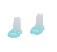 HAPINARY 2pcs Automatic Pet Feeder Dispenser for Cats Dogs Sky Removable Washable Base for Busy Reduces Dust Pollution Convenient for Stays