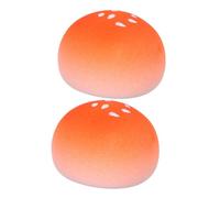 HAPINARY 2pcs Beauty Sponge Makeup Sponge Puff Bread Shaped Powder Puff Non-absorbent Blender for Foundation Makeup Dry-wet Use Powder