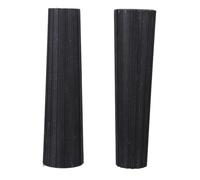 HAPINARY 2pcs Black Large American Threaded Pole Adapter for Extension Broom Mop Handles, Replacement Thread Ends Connector for Household Cleaning Tools and Telescopic Poles