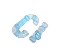 HAPINARY 2pcs Blue Hamster Cage Tunnel Plastic Sports Tube Expandable Pet Habitat Exercise Accessory for Animals