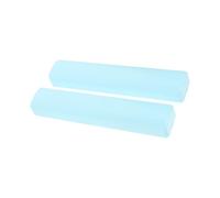 HAPINARY 2pcs Blue Plastic Calligraphy Paperweights with Unique Design and Good Craftsmanship, Lightweight and Not Easy to Fade, for Office Desk Decor or Birthdays