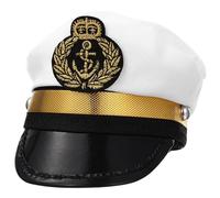 HAPINARY 2pcs Captain Hat for Cats Dogs Nautical Pet Costume Adjustable Sailor Hat Small Size Photo Props for Holiday Costumes Random Color