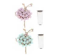 HAPINARY 2pcs Car Aroma Clip Instant Mood Car Vent Accessories Girly Perfume Decor