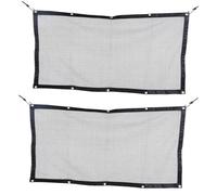HAPINARY 2Pcs Car Pet Barrier Mesh Net Vehicle Divider for Safe Driving Prevents Distractions Protects Driver and Pets Easy Installation