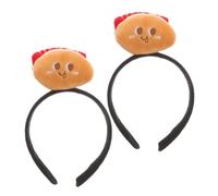 HAPINARY 2pcs Cartoon Hot Dog Cosplay Headband Quirky Halloween Headpiece Fun Party Accessory for Adults