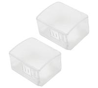 HAPINARY 2pcs Child Safety Door Knob Covers with Easy Installation, Abs Material, Hard to Unlock for Child, Sleek Modern Design, Suitable for Toilet and Storeroom Door Locks