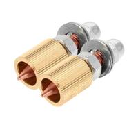 HAPINARY 2PCS Copper Dent Puller Chuck for Spot Welder Car Sheet Metal Repair Accessories Efficient Auto Body Dent Removal Tool for Collision and Workshop Use
