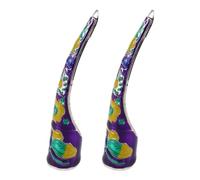 HAPINARY 2pcs Detachable Alloy Ancient Queen Fingernail Claw Nail Tips with Comfortable Fit, Palace Style False Nail Accessories for Themed Photoshoots and Masquerade