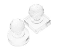 HAPINARY 2pcs Eyeshadow Stamper Diy Tool Blusher Pressing Stamp for Eyeshadow Palette Repairing Pressed Powder Makeup Tool