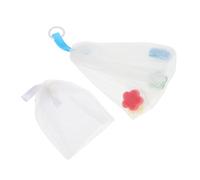 HAPINARY 2pcs Face Cleaning Soap Foaming Pouches with Exfoliating Mesh Net for Gentle Skin Massage and Soap Saver Suitable for All Skin Types Convenient Drawstring Design for Easy Drying