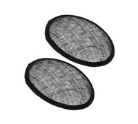 HAPINARY 2pcs Felt Fascinator Hat Base Mesh Linen Practical Felt Accessories Stylish Trendy Black Women Easy to Use Versatile Use Craft Making Accessories