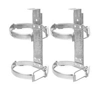 HAPINARY 2Pcs Fire Extinguisher Mounting Brackets Wall Holder Heavy Duty Iron with U-Shaped Design for Office Garage and Home