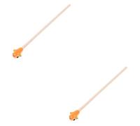 HAPINARY 2pcs Fish Tank Betta Fish Exercise Rod Handmade for Aquarium Decor Safe Wooden Material