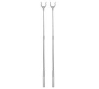 HAPINARY 2pcs Foldable Grabber Stick for Elderly and Disabled Adults, Extra Long Trash Picker Tool Made of Plastic and Stainless Steel, Lightweight and Portable for Travel and Outdoor Use