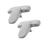 HAPINARY 2pcs Freezer Buckle Refrigerator Lock Freezer Door Seal Locks Urban Fridge Lock Fridge and Freezer Lock Locker Latch Door Security Lock Freezer Door Alarm Plastic Dark Grey