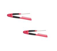 HAPINARY 2pcs Hair Straightening Comb for Women Folding Design Professional Styling Tool Material Convenient Grip for Quick Hair for Home and Salon Use