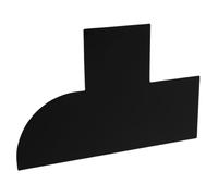 HAPINARY 2pcs Hairline Measurement Card for Men Beard Shaper Multi-Use Hairline Guide Tool Barber Line Up Tool Black PVC Suitable for Home and Barber Use Enhancing Styling Accuracy