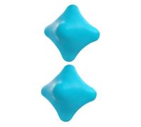 HAPINARY 2pcs Hand Massage Ball Muscle Relaxing Fitness Massage Ball Silicone for Neck Waist Feet Exercise